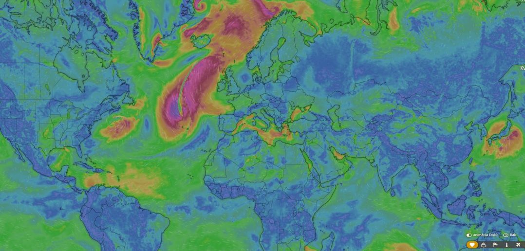 windy global map